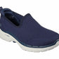 Skechers Ladies Go Walk 6 Clear Virtue Navy Lightweight Shoes 124505/NVY
