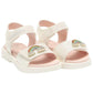 Lelli Kelly LK2070 (AA01) Brite White Rainbow Diamante Adjustable Strap Sandals