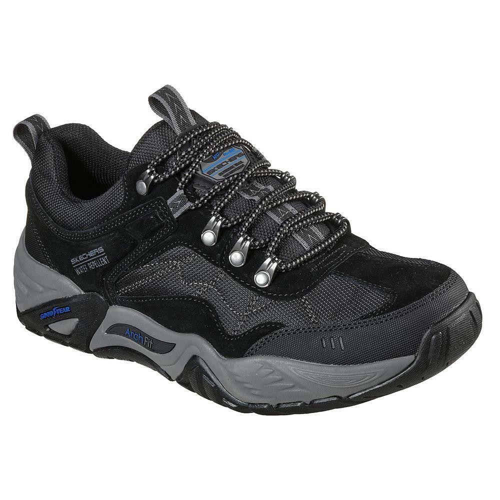 Skechers Arch Fit Recon Harbin Black Water Repellent Shoes 204411/BLK