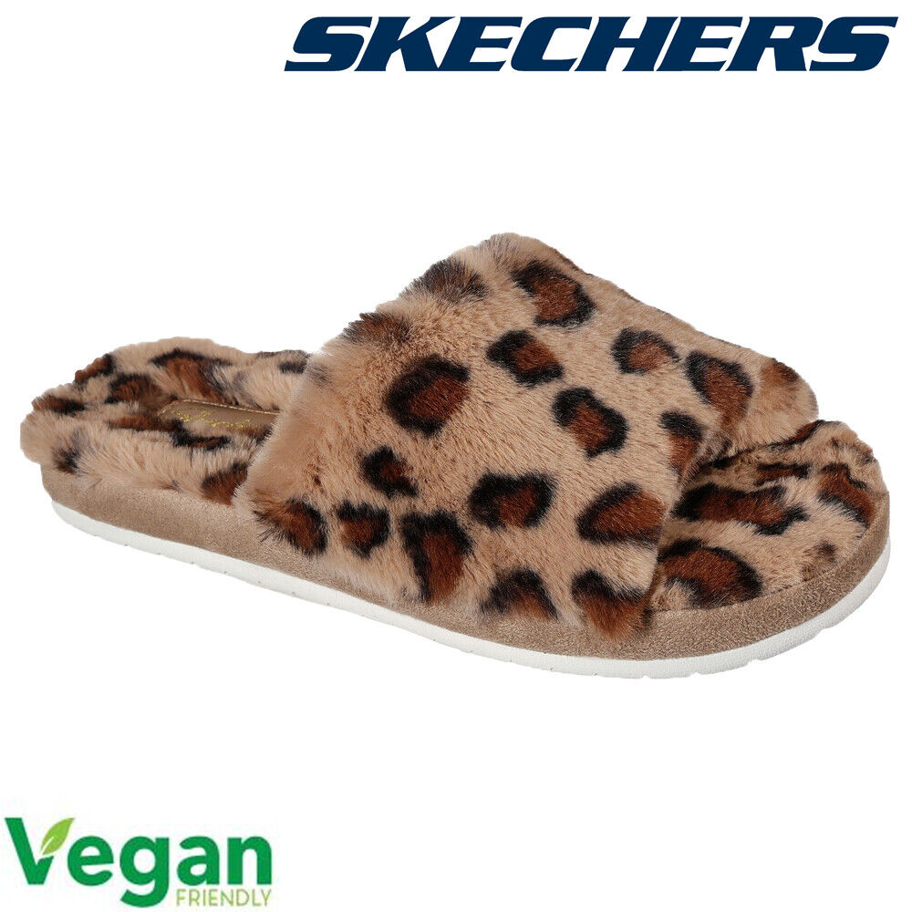 Skechers Womens Slippers Vegan Memory Foam Cozy Slide 167237