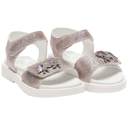 Lelli Kelly LK1508 (LC01) Unicorno 4 Glitter Rosa Adjustable Sandals