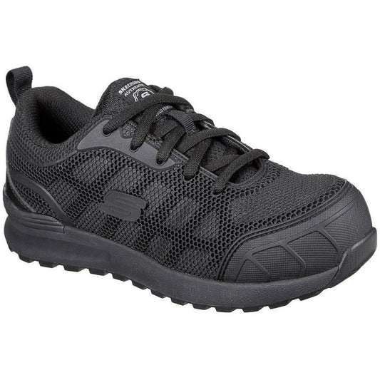 Skechers Ladies Bulklin Ayak Black Composite Toe Safety Shoes 77289EC/BBK