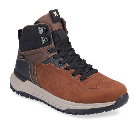 Rieker Rev U0161-22 Brown Water Resistant Boots