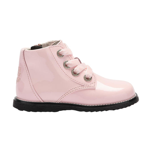 Lelli Kelly LK3310 (DC01) Camille Pink Patent Side Zip Baby Ankle Boots