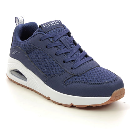 Skechers Kids Uno Powex Navy Trainers Shoes