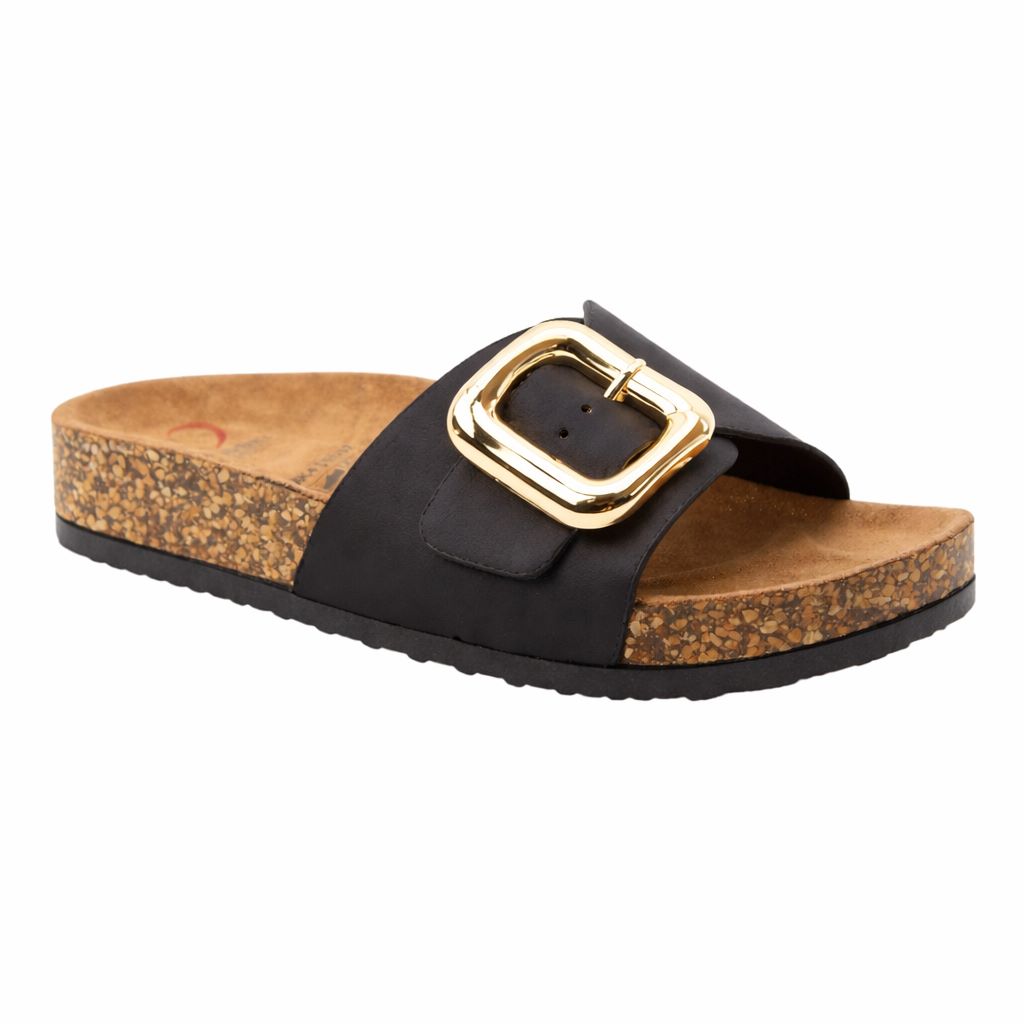 Heavenly Feet Iggy Vegan Slider Sandals
