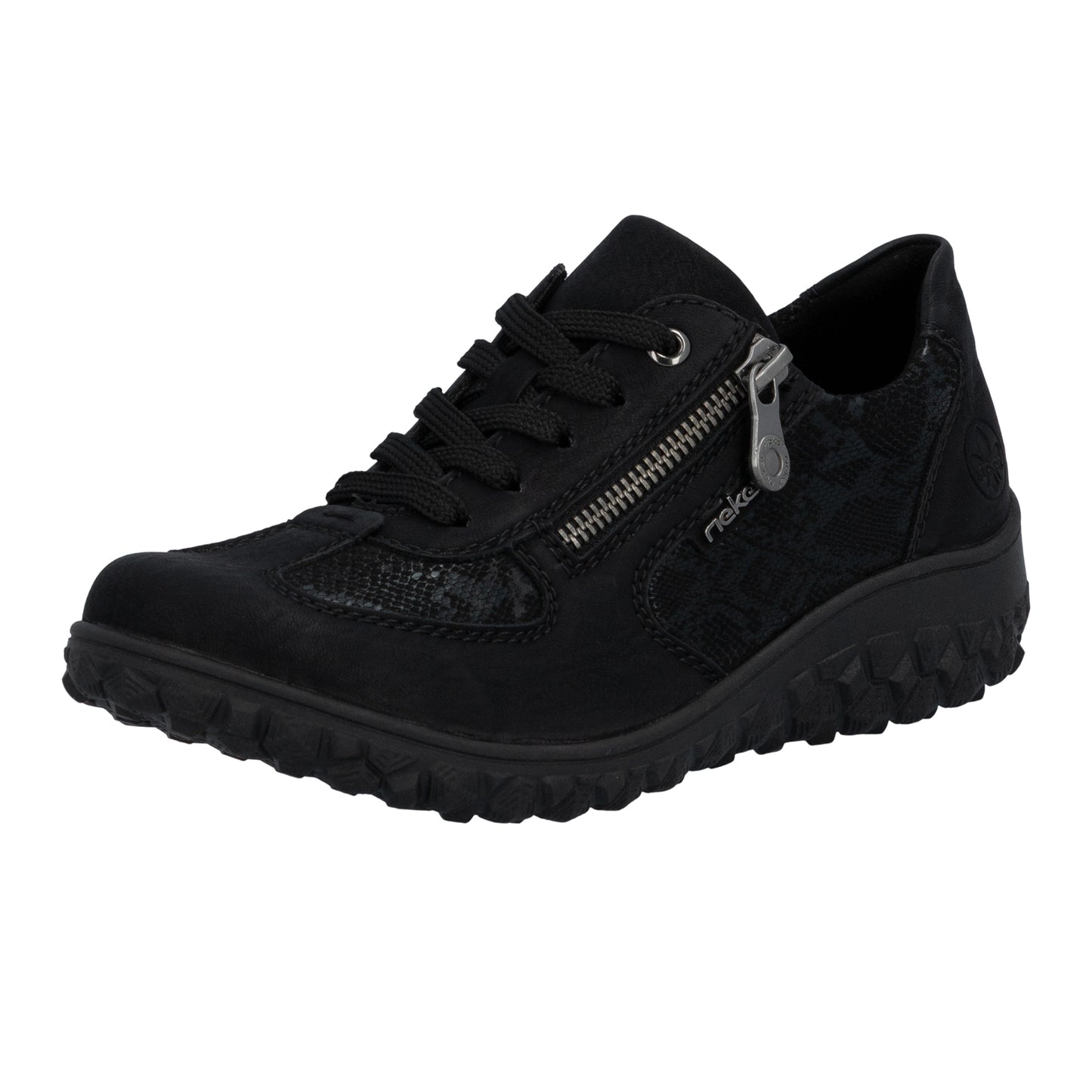 Rieker Women's Casual Shoe - Silver/Platinum | 59501