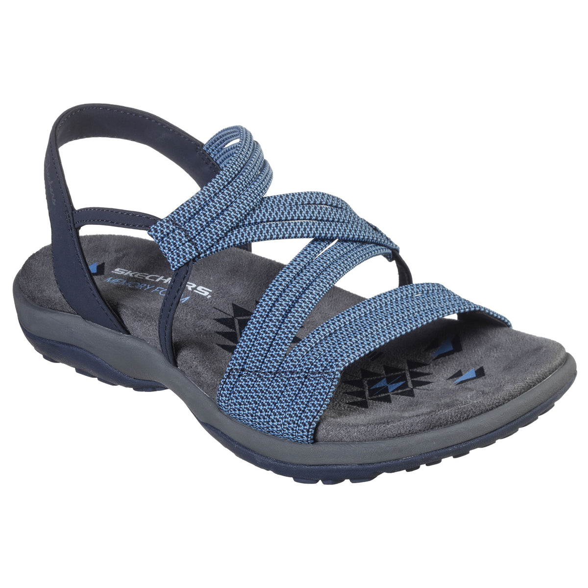 Skechers Navy Ladies Reggae Slim Skech Appeal Strap Slip On Sandals 41180/NVY