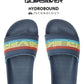 Quiksilver Rivi Wordmark Navy Slip On Slider Sandals