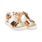 Lelli Kelly LK3505 (HG52) Agata Rose Gold Metallic Buckle Sandals