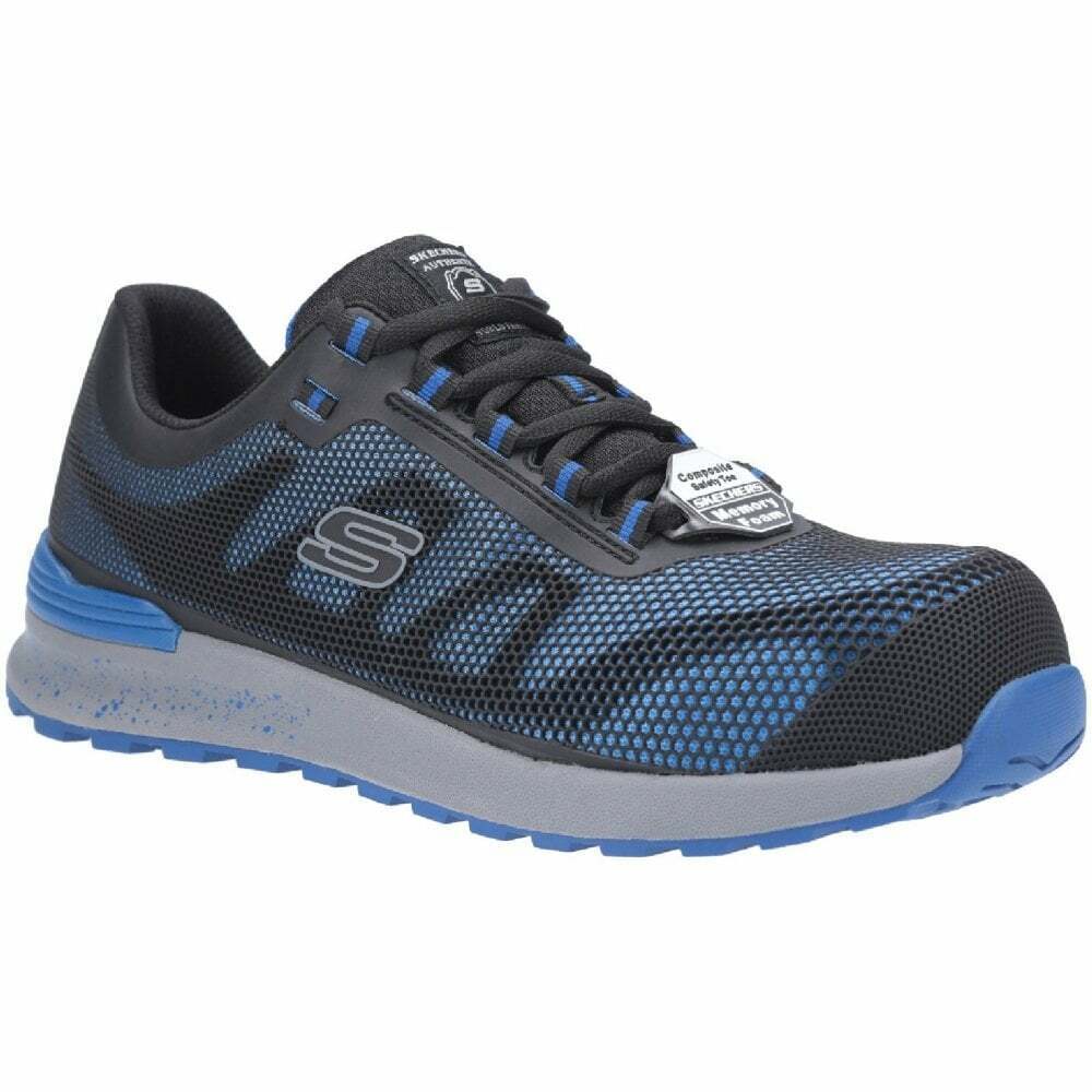Skechers Bulkin Lyndale Composite Work Shoes Blue 77180EC BLU