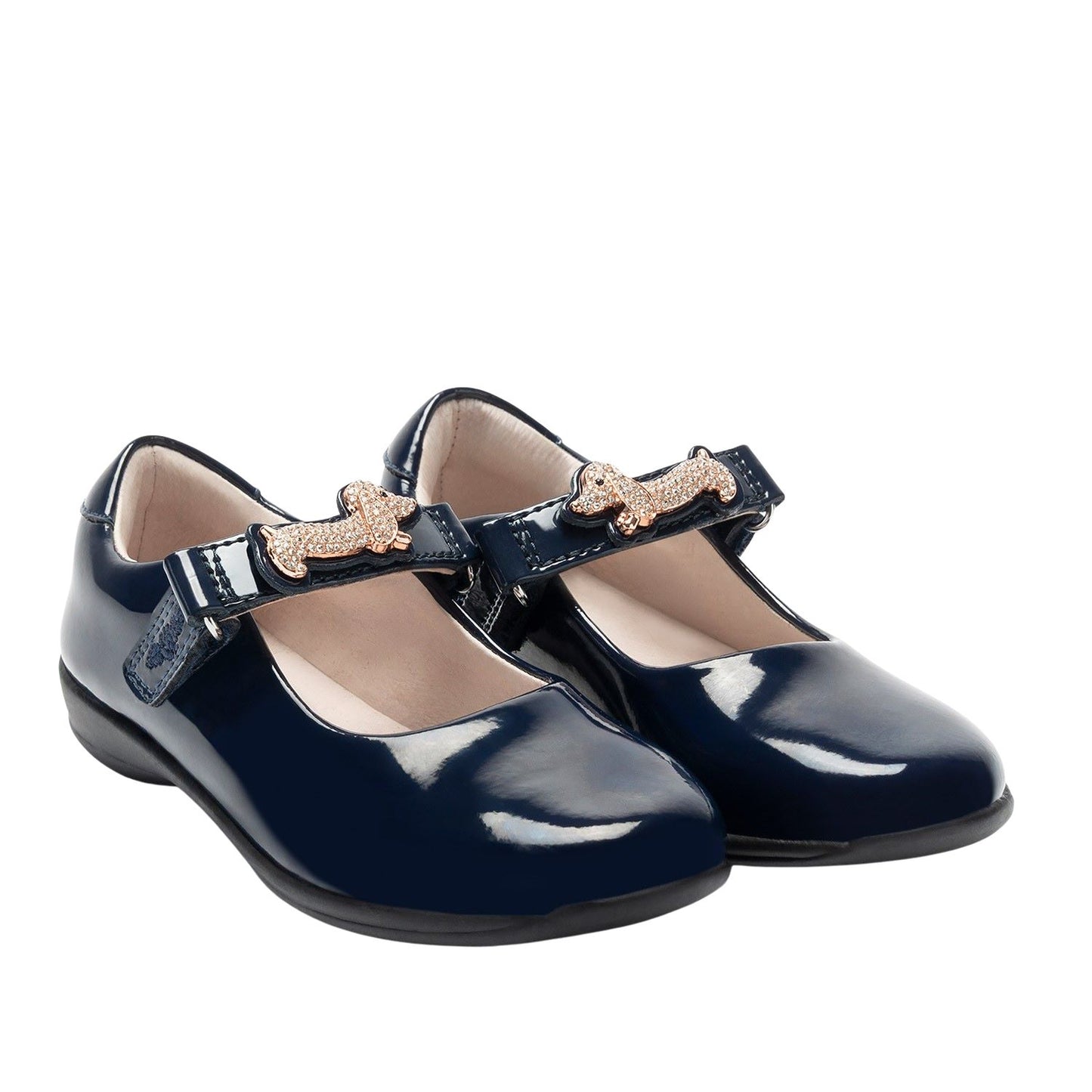 Lelli Kelly Taylor F Fit Patent School Shoes LKSI8466