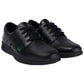Kickers Kelland Lace Lo Black Leather Lace Up School Shoes 1-15269