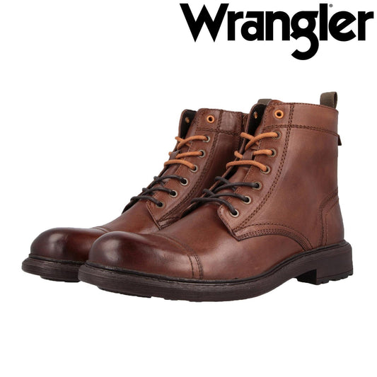 Wrangler Mens Freedom Boot Cognac WM22080A