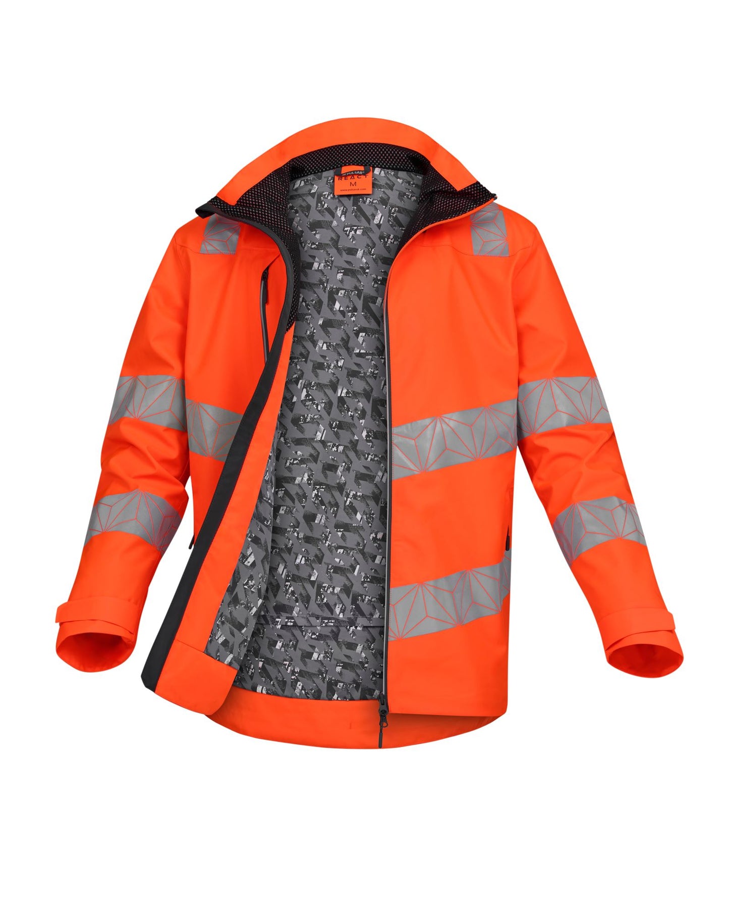 PULSAR® React Men's Waterproof Hi-Vis GRS Shell Jacket