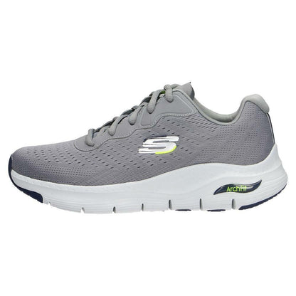 Skechers Mens Arch Fit Infinity Cool Grey Vegan Trainers Shoes 232303/GRY