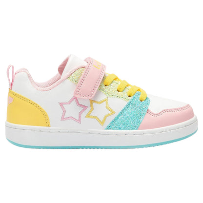 Lelli Kelly LK2015 (XX10) Daisy White Multi Elastic Trainers