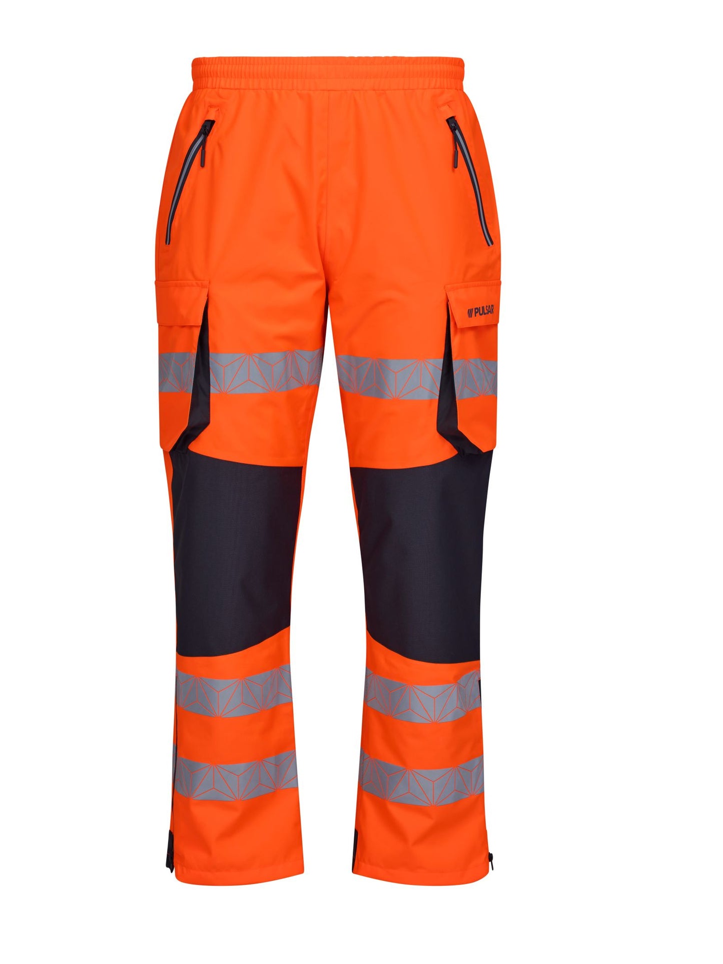 PULSAR® React Unisex Hi-Vis Waterproof Lightweight Overtrousers