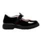 Lelli Kelly Victoria Black Interchangeable Patent School Shoes LK8922 NE03