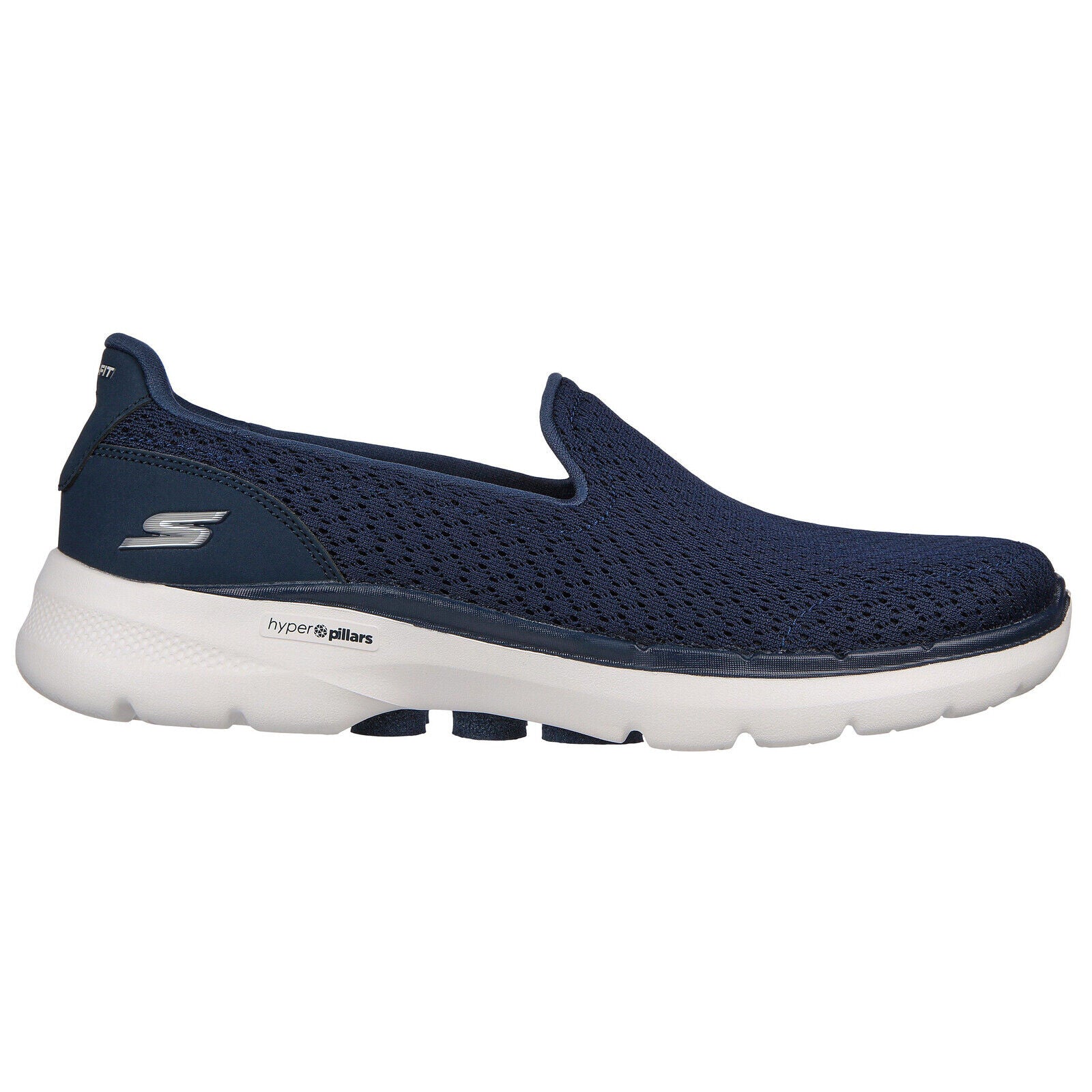 Skechers Ladies Go Walk 6 Sea Coast Navy Slip On Lightweight Shoes Hirst Footwear