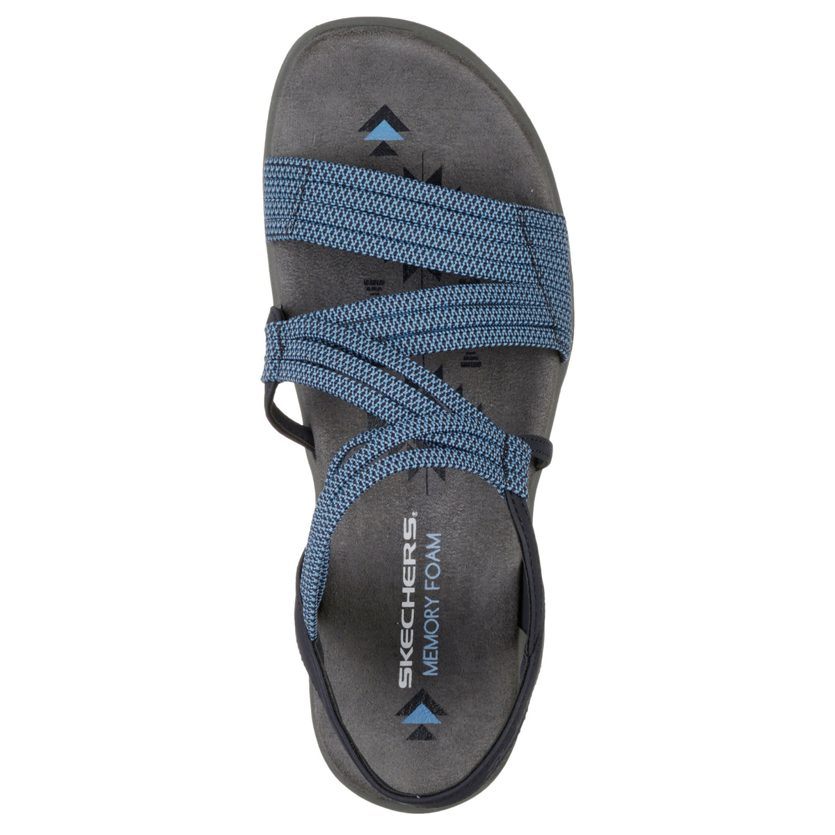 Skechers Navy Ladies Reggae Slim Skech Appeal Strap Slip On Sandals 41180/NVY