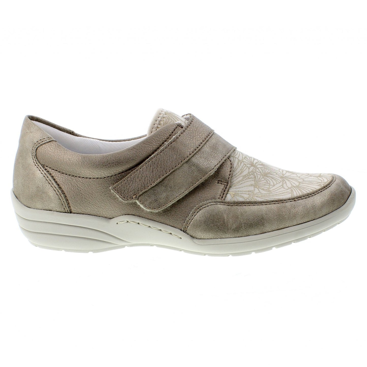 Remonte R7600-93 Metallic Leather Comfort Shoes