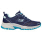 Skechers Hillcrest Pure Escapade Navy Turquoise Walking Trail Shoes 149821/NVTQ