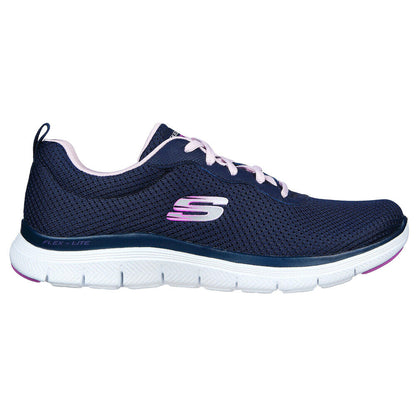 Skechers Flex Appeal 4.0 Brilliant View Navy/Lavender Trainer Shoes 149303/NVLV