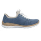 Womens Rieker Green Blue Elasticated Shoes N42G0