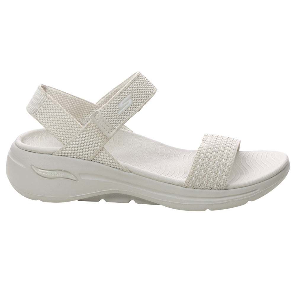 Ladies white store skechers sandals