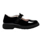 Lelli Kelly Delilah Black Interchangeable Patent School Shoes LK8926 NE03