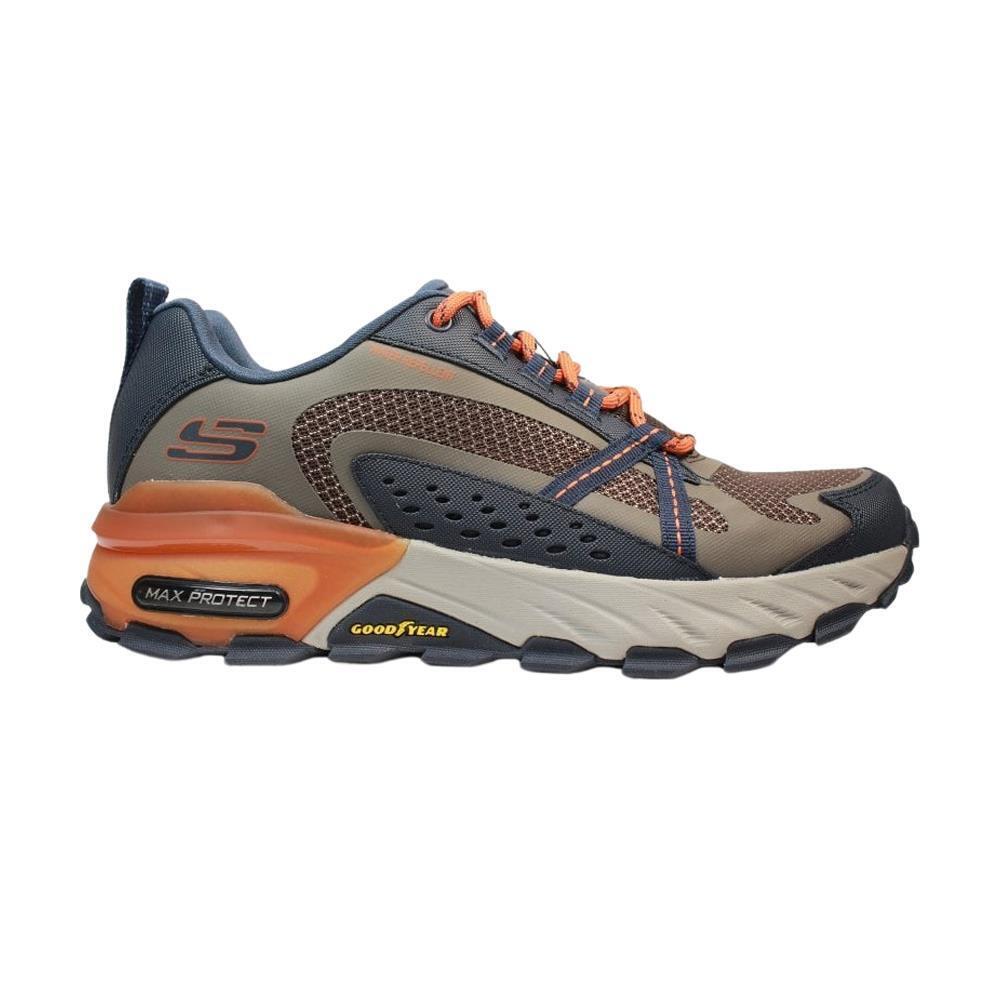 Skechers Mens Max Protect Navy/Multi Outdoor Walking Hiking Shoes 237303/NVMT