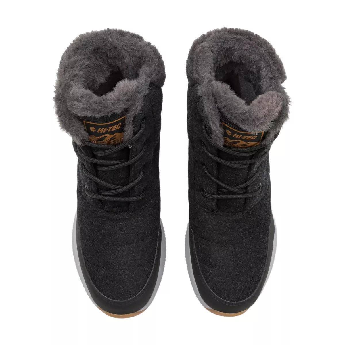 Hi-Tec Ladies Frosty Felt WP 200 Black/Camel Waterproof Insulated Boots