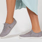 Skechers Womens Bobs B Cute Grey Canvas Vegan Slip On Pumps Shoes