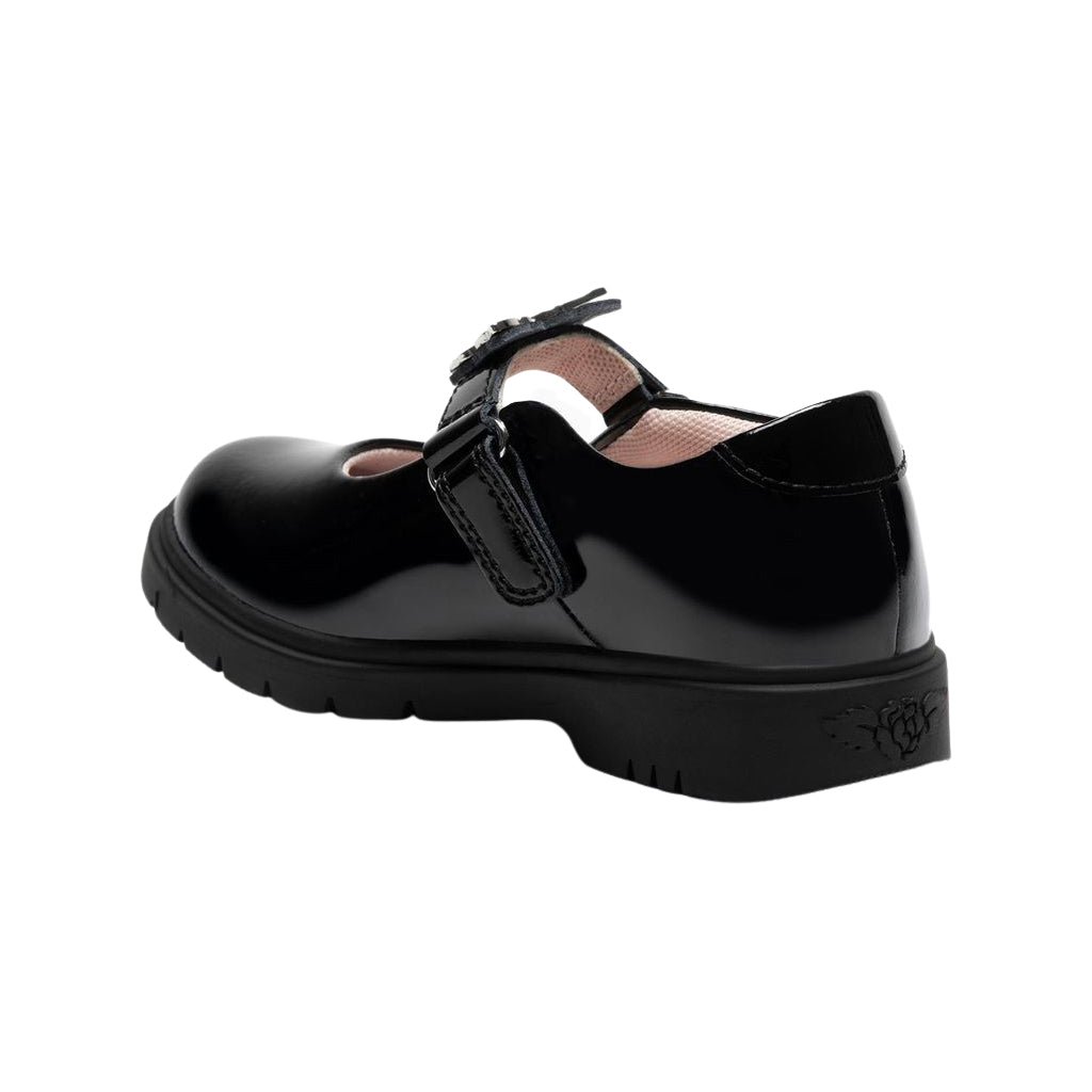 Lelli Kelly Delilah Black Interchangeable Patent School Shoes LK8926 NE03