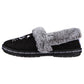 Ladies Skechers Too Cozy Meow Pajamas Black Faux Fur Slippers 33355/BLK