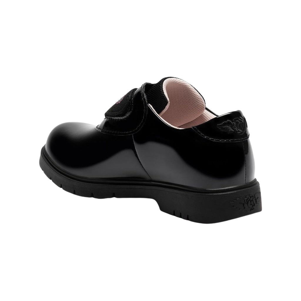 Lelli Kelly Eloise Black Patent Roly Sole School Shoes LK8944 NE03
