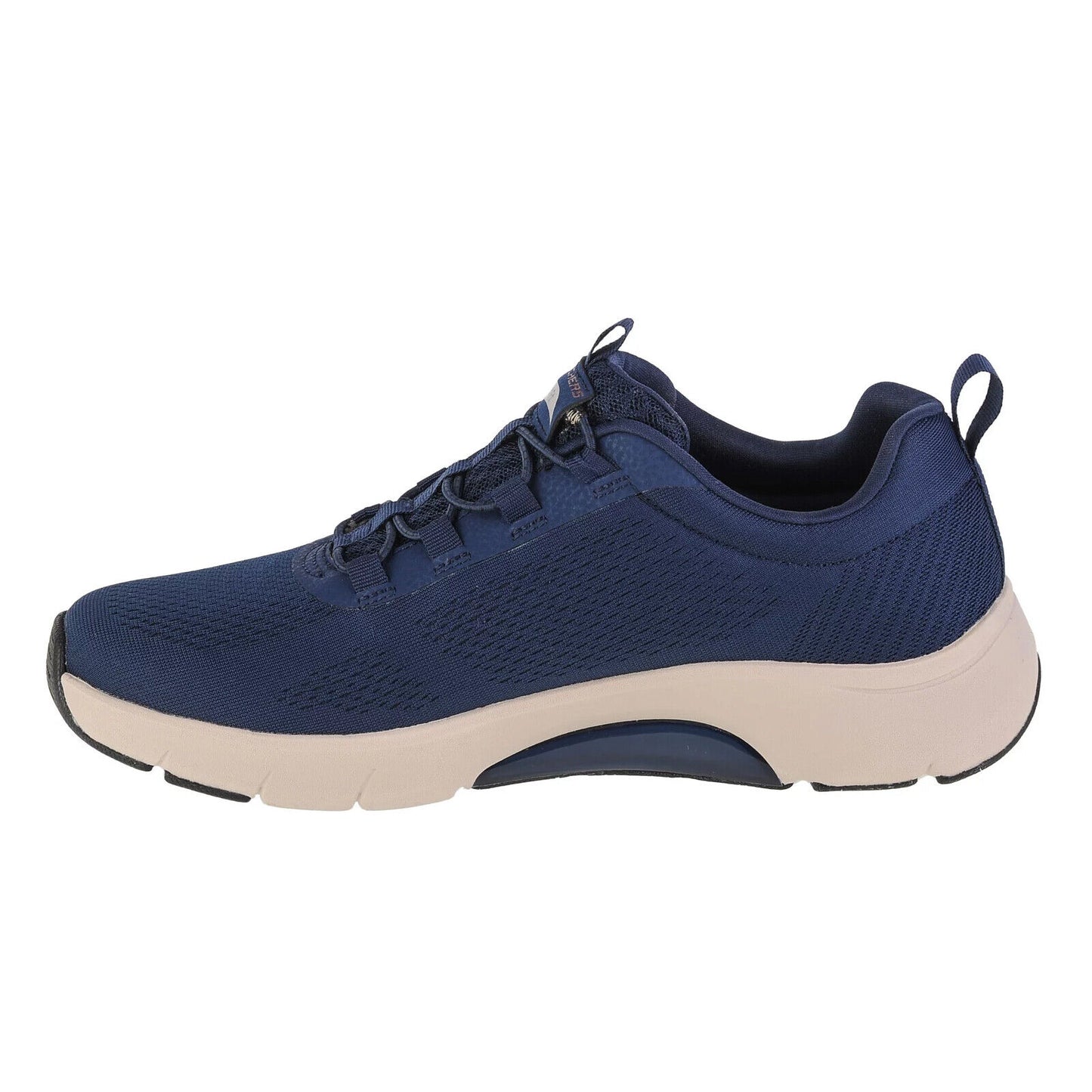Skechers Mens Arch Fit Billo Navy Mesh Lightweight Vegan Trainers 232556/NVY
