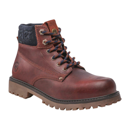 Wrangler Mens Boot Arch Red Brown WM22040A