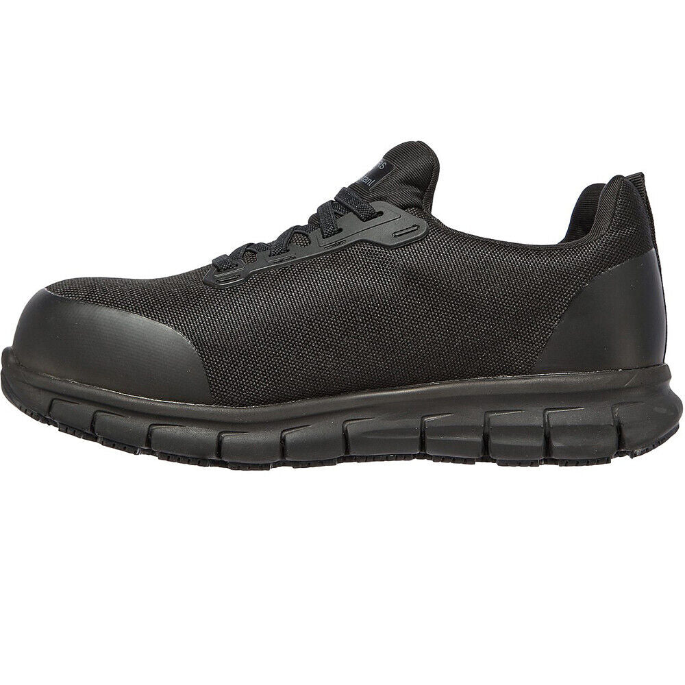 Skechers Sure Track Jixie Safety Slip Resistant Work Shoes Black