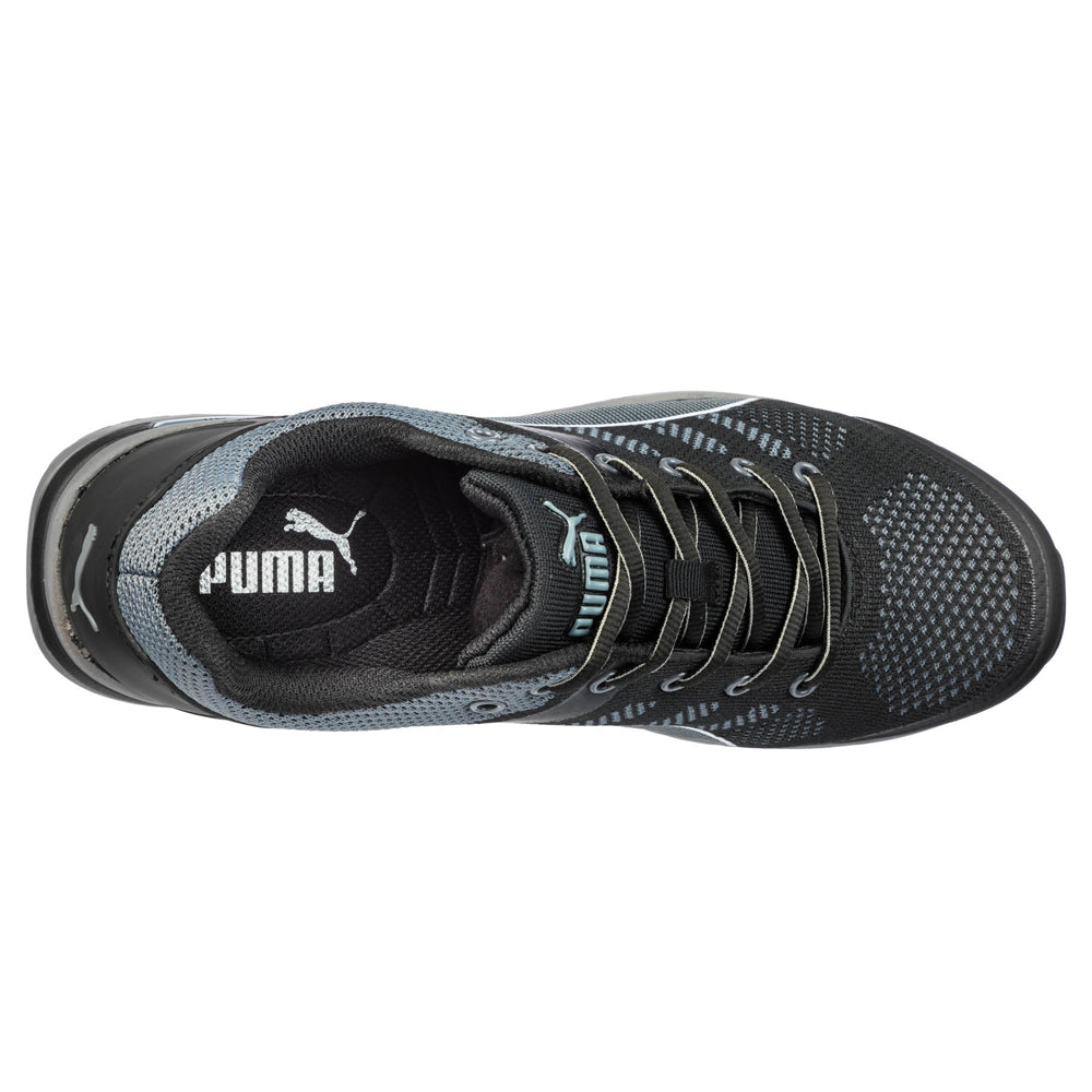 Puma Elevate Knit Black Low Composite Metal Free Vegan Safety Shoes 64.316.0
