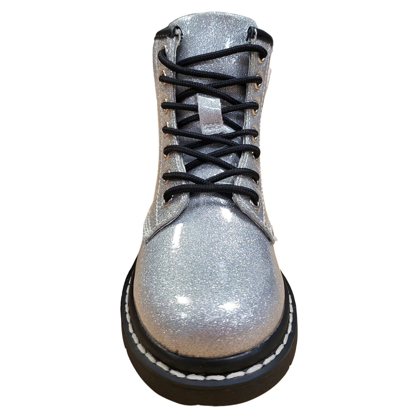 Lelli Kelly LK7502 (SH01) Emma Glitter Silver Ankle Boots