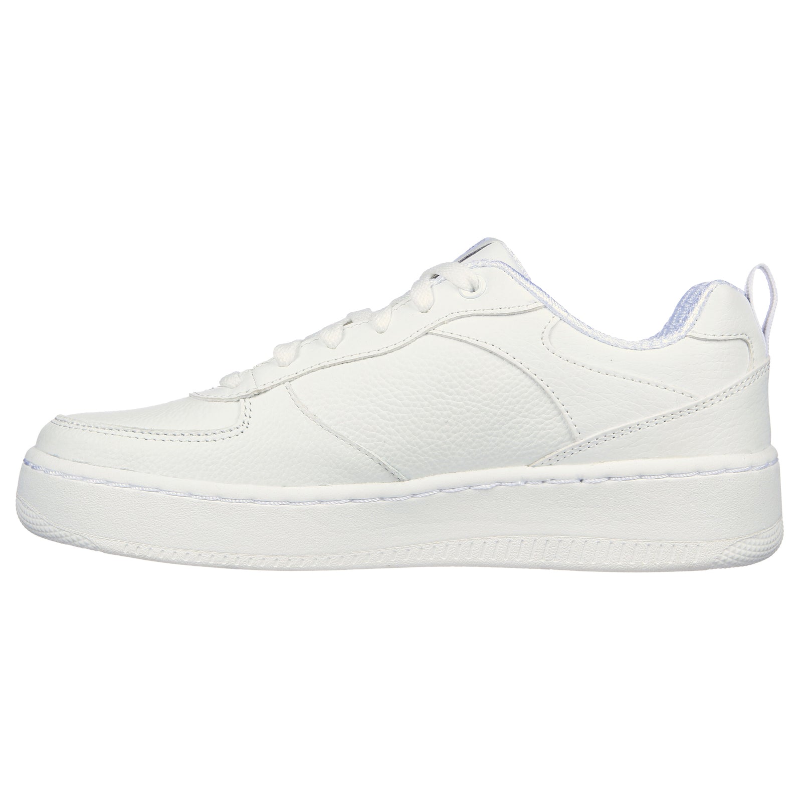 Skechers Mens Sport Court 92 white Leather Classic Lace Up Trainer