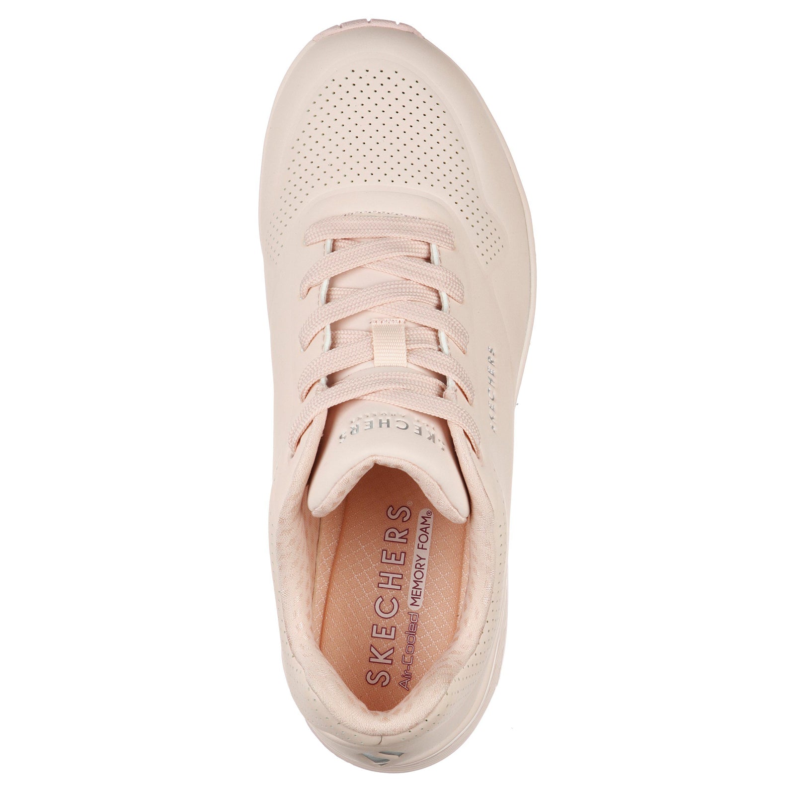 Pink skechers memory foam best sale