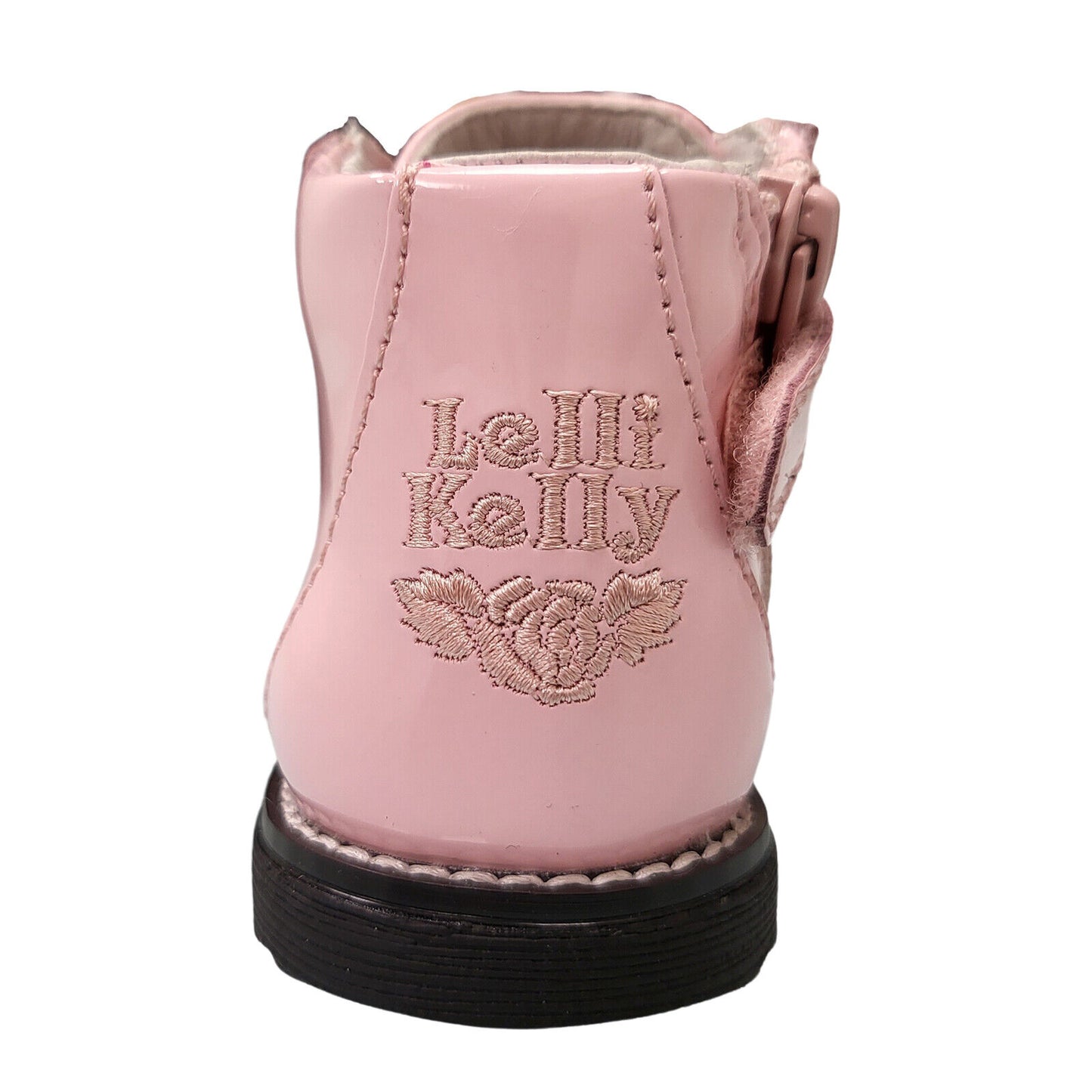 Lelli Kelly LK3310 (DC01) Camille Pink Patent Side Zip Baby Ankle Boots