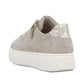 Rieker Womens White Leather Side Zip Trainers M7701-80