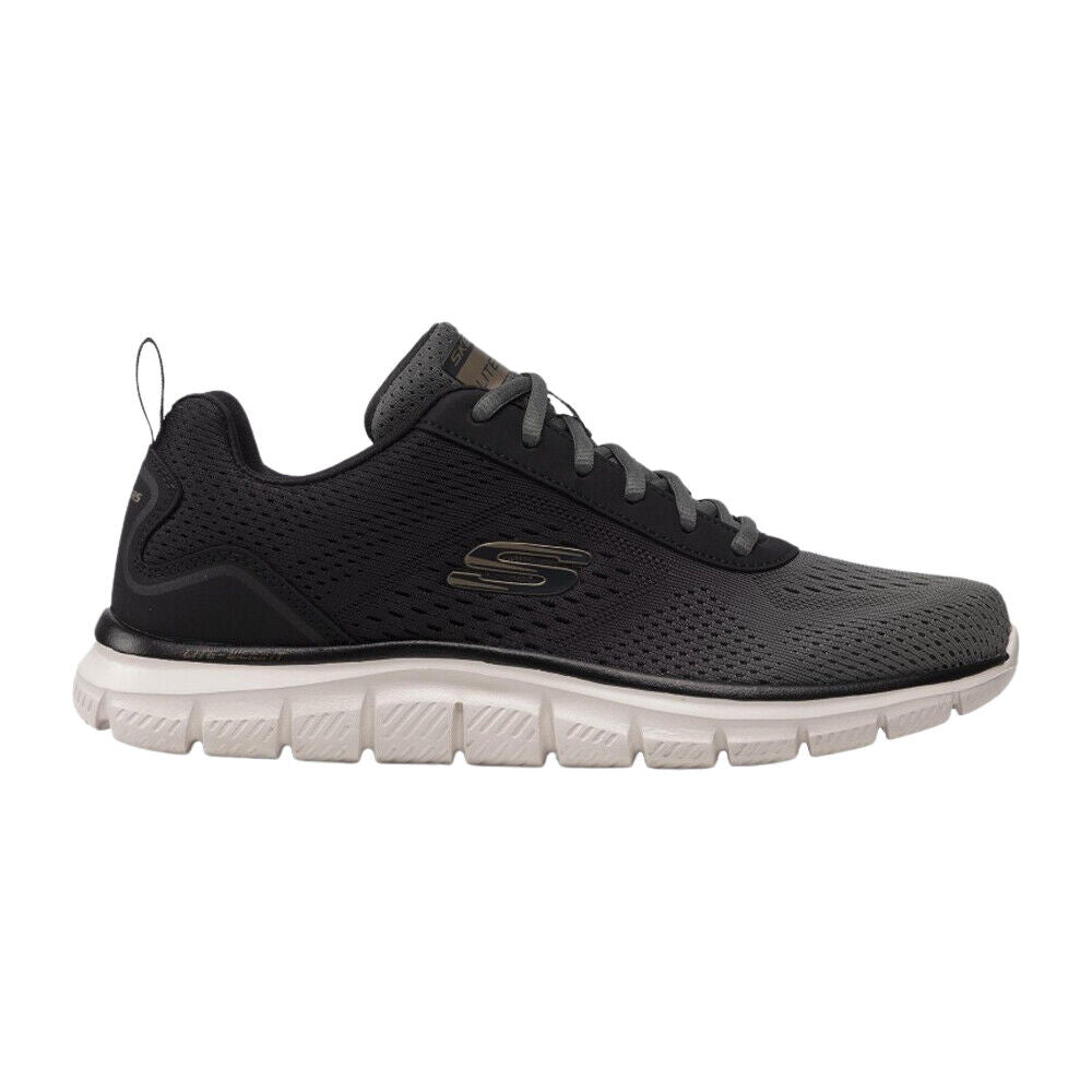 Skechers Mens Track Ripkent Olive Black Vegan Lightweight Trainers 232399 OLBK