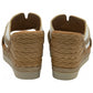 Lotus ULP371 Toscana White Wedge Mule Sandals