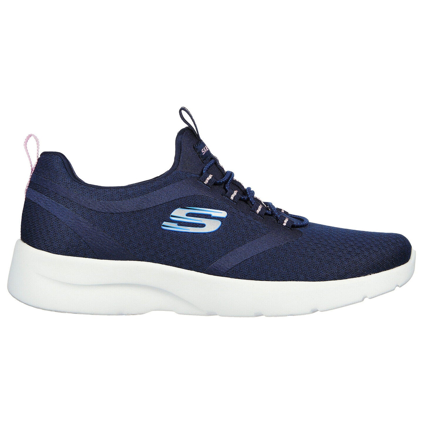 Skechers Ladies Dynamight 2.0 Soft Expressions Navy Vegan Trainers Shoes
