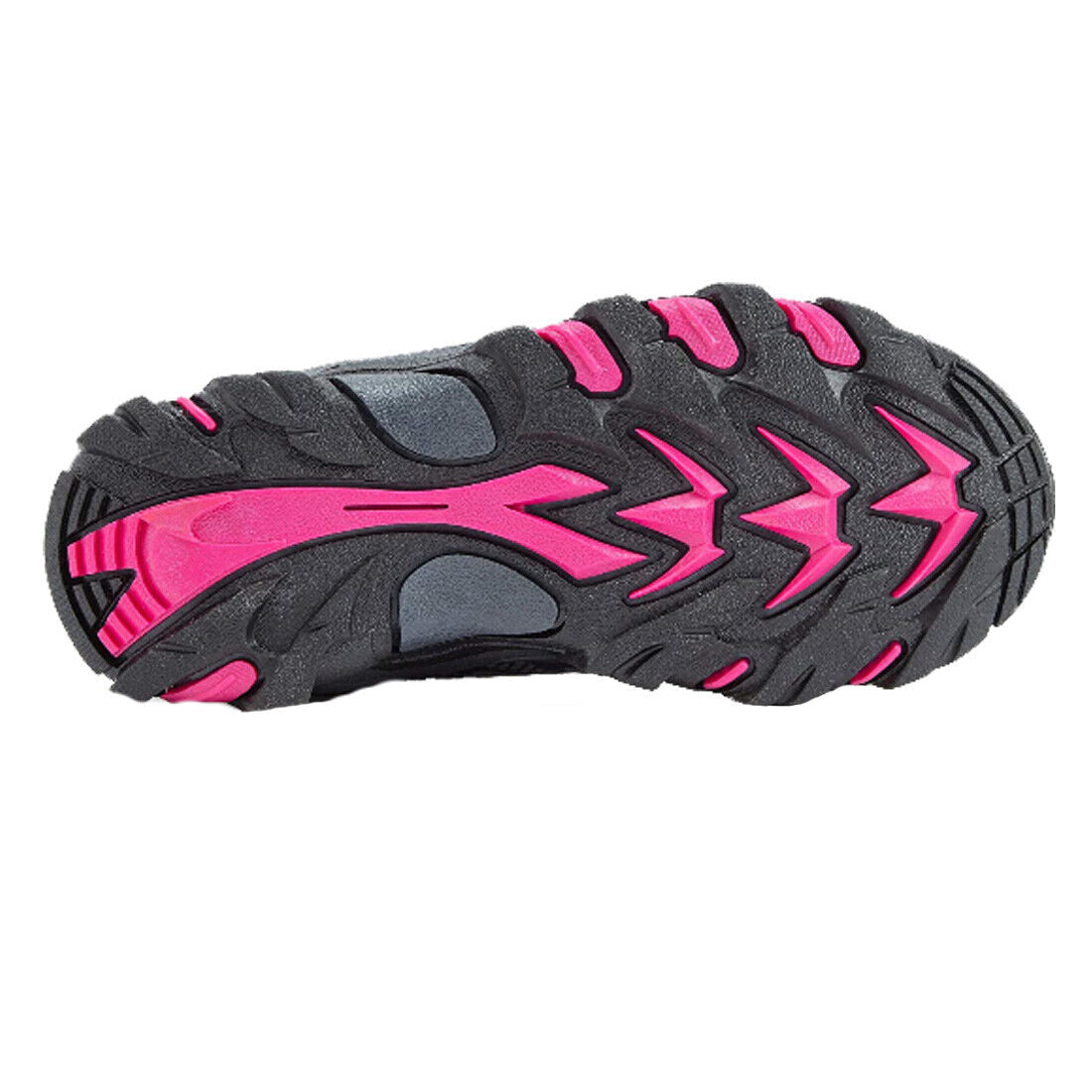 Hi-Tec Blackout Mid Waterproof JR Girls Navy/Pink Walking Boots